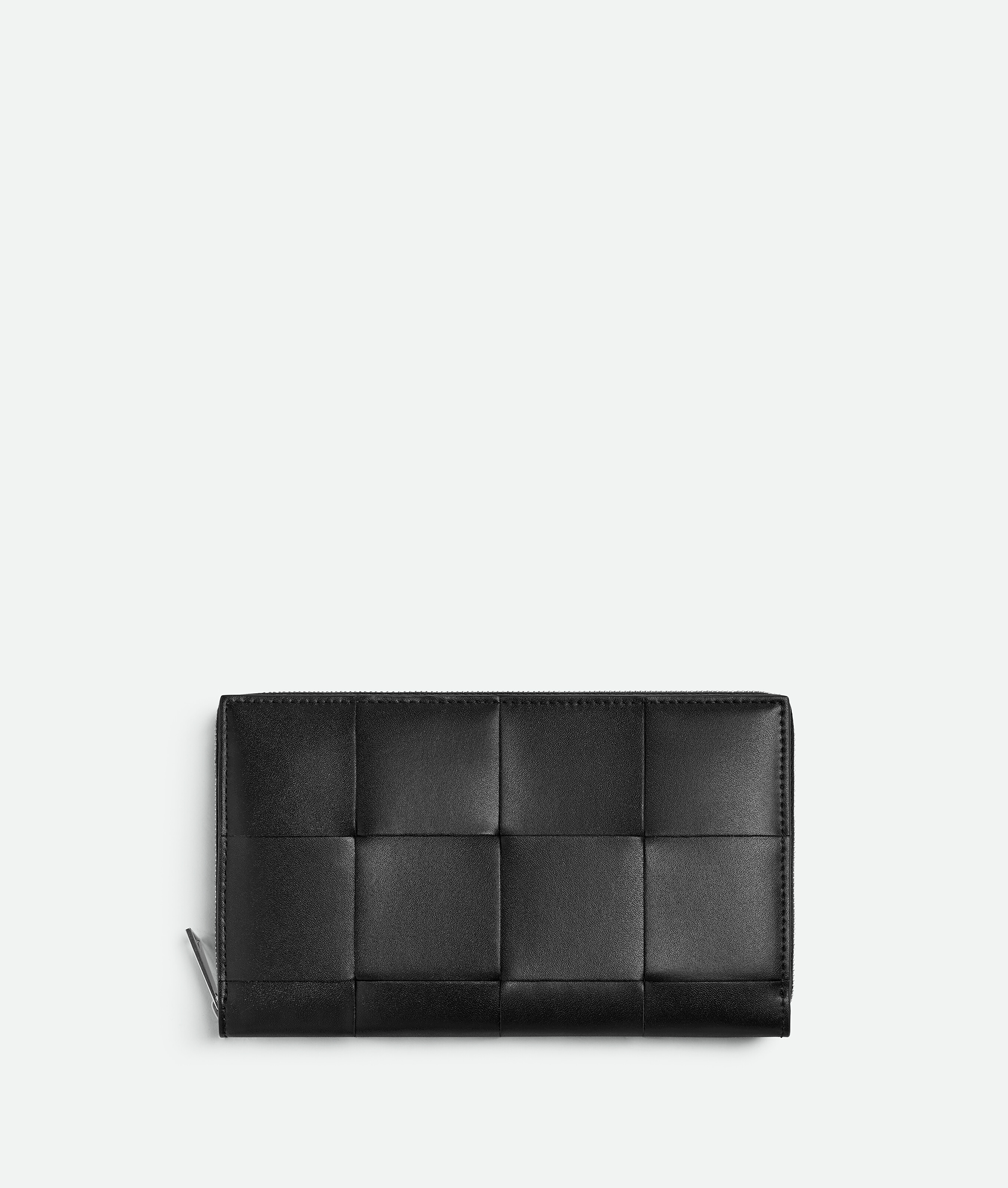 Bottega Veneta Cassette Zip Around Wallet - Black - Woman -