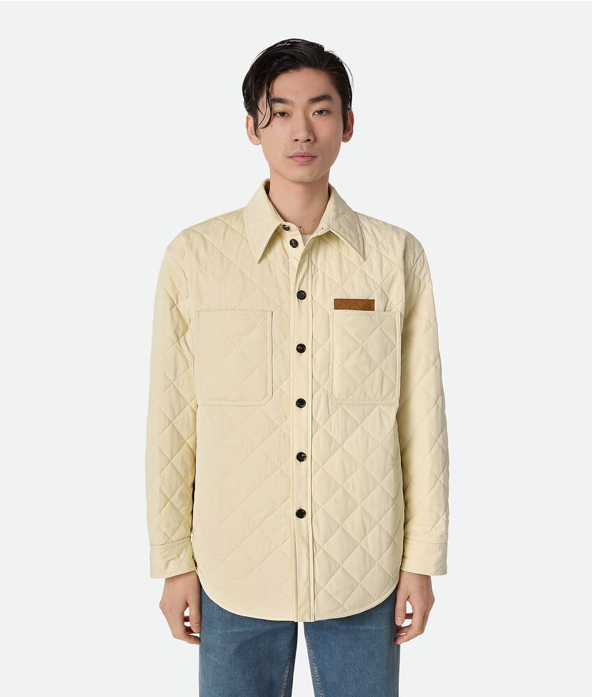 Display a large version of the product image 1 - Quilted Cotton Overshirt