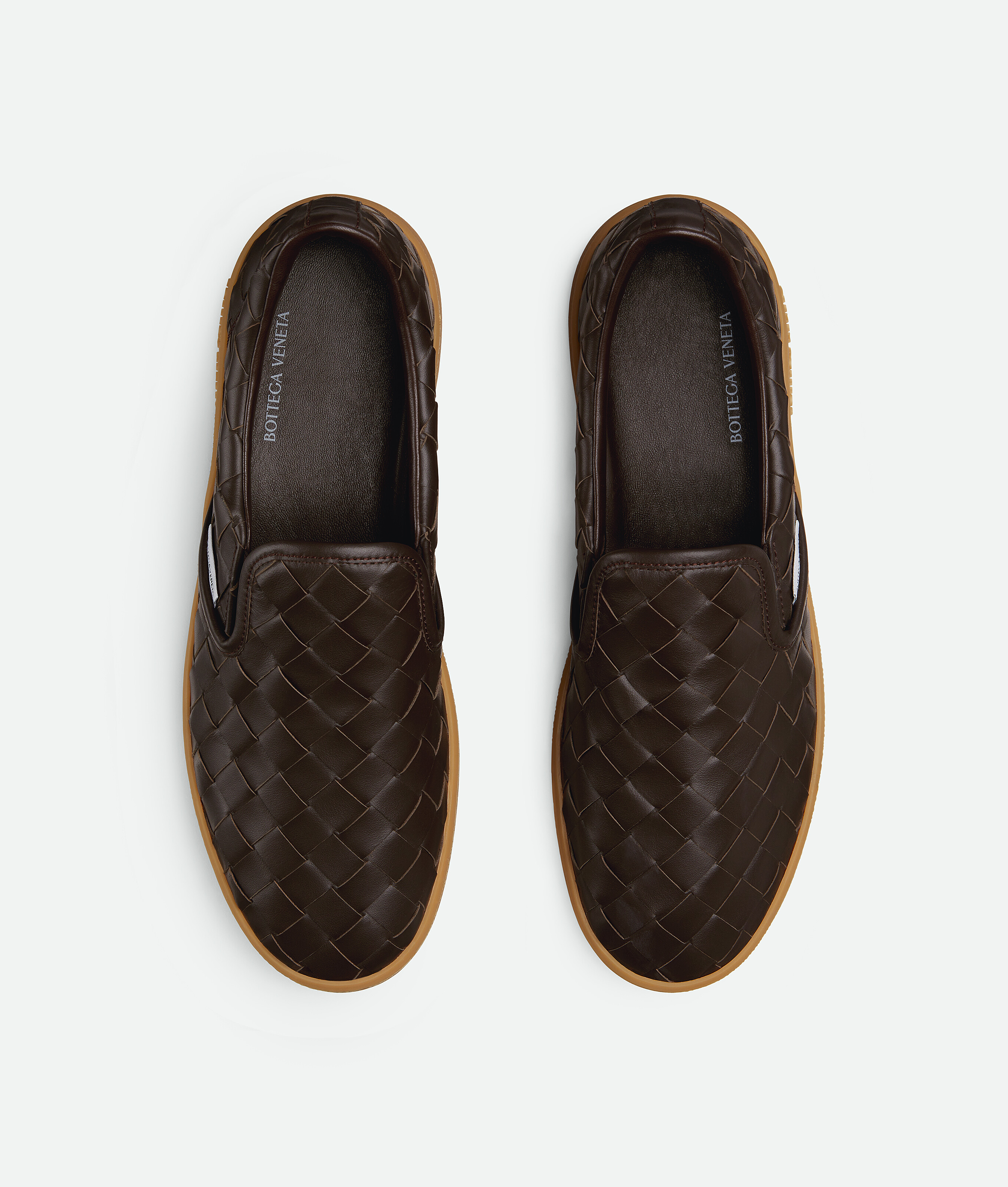 Bottega Veneta Sawyer Leather Slip-on Sneakers