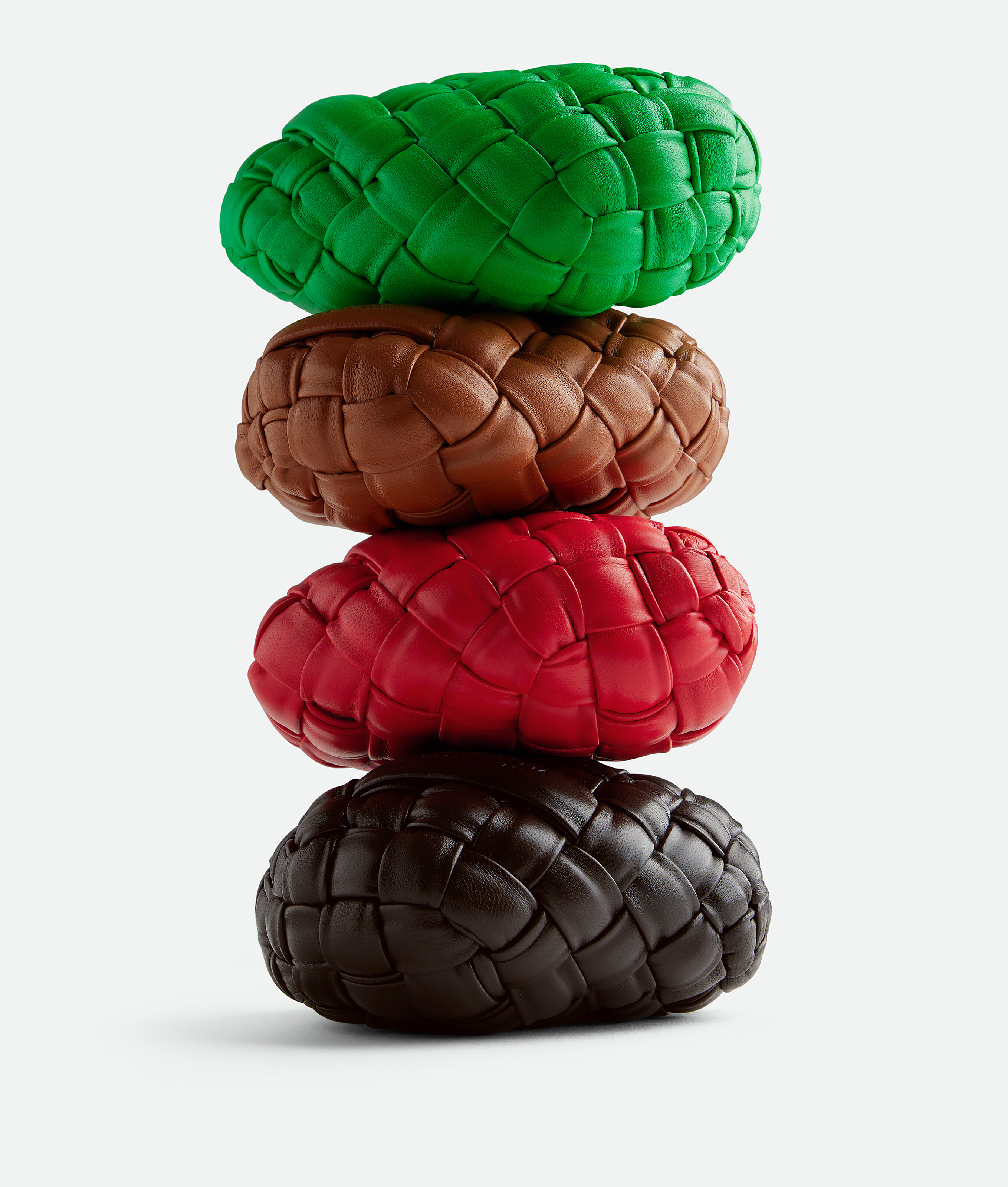Bottega Veneta Stein Aus Intreccio Foulard In Parakeet