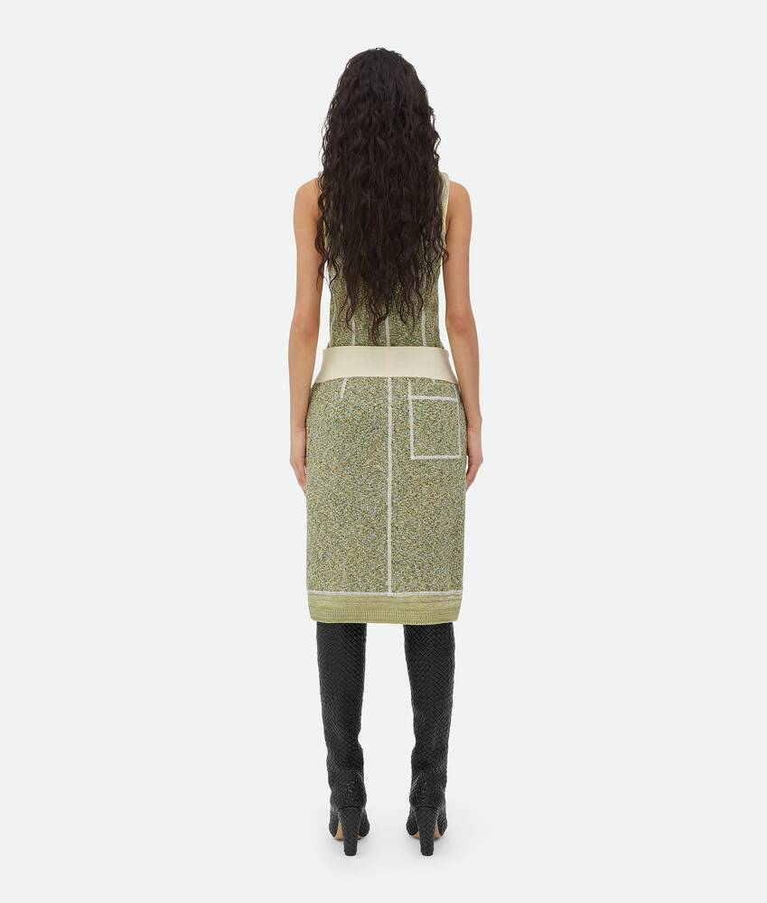 Display a large version of the product image 3 - Textured Mouline Cotton Jersey Skirt