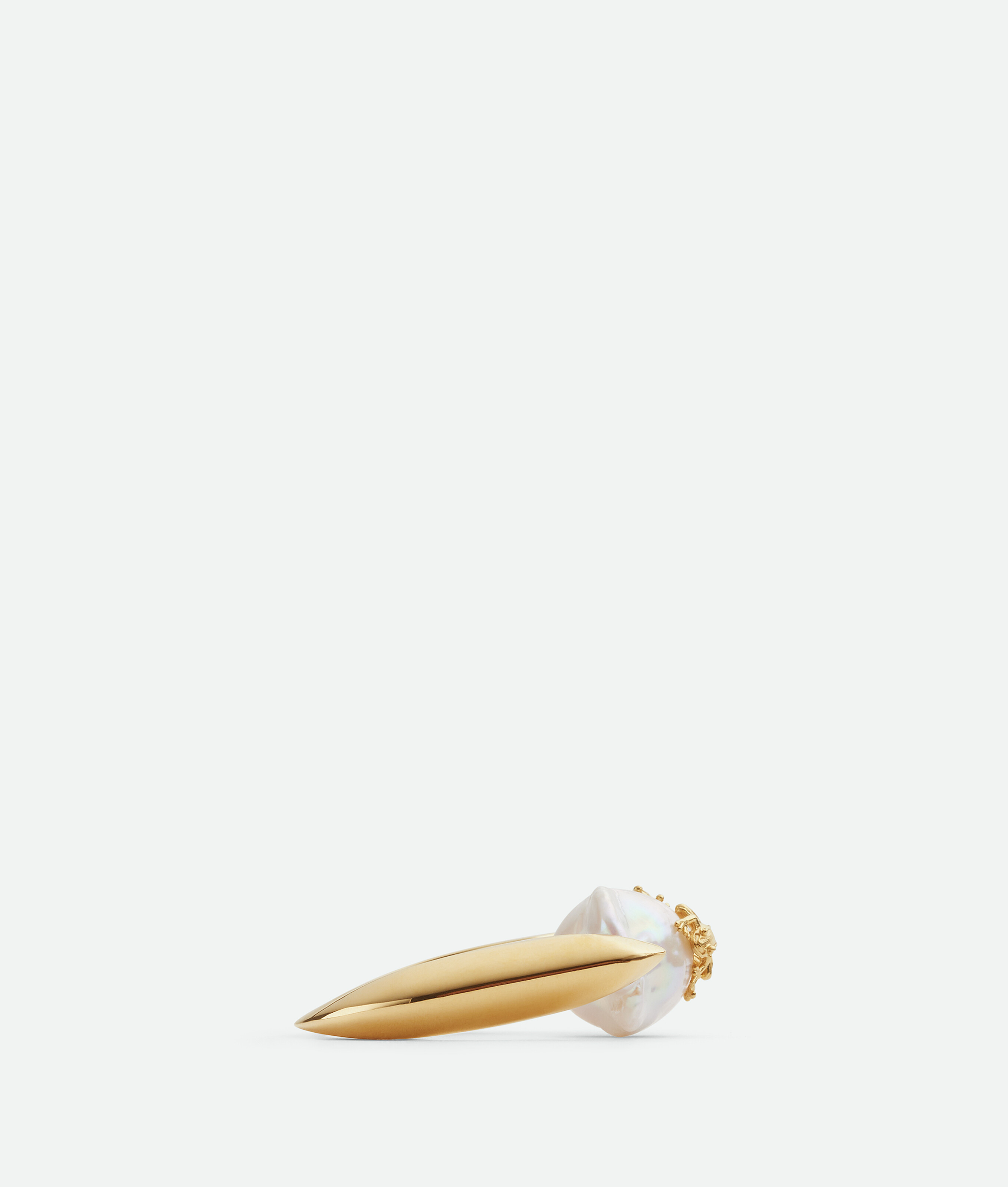 Bottega Veneta Rana Pearl Ring In White