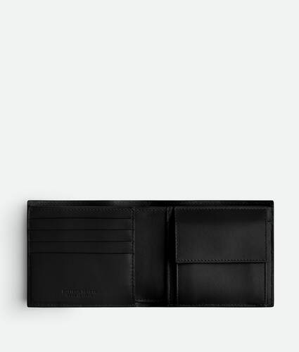 Intrecciato Bi-Fold Wallet With Coin Purse