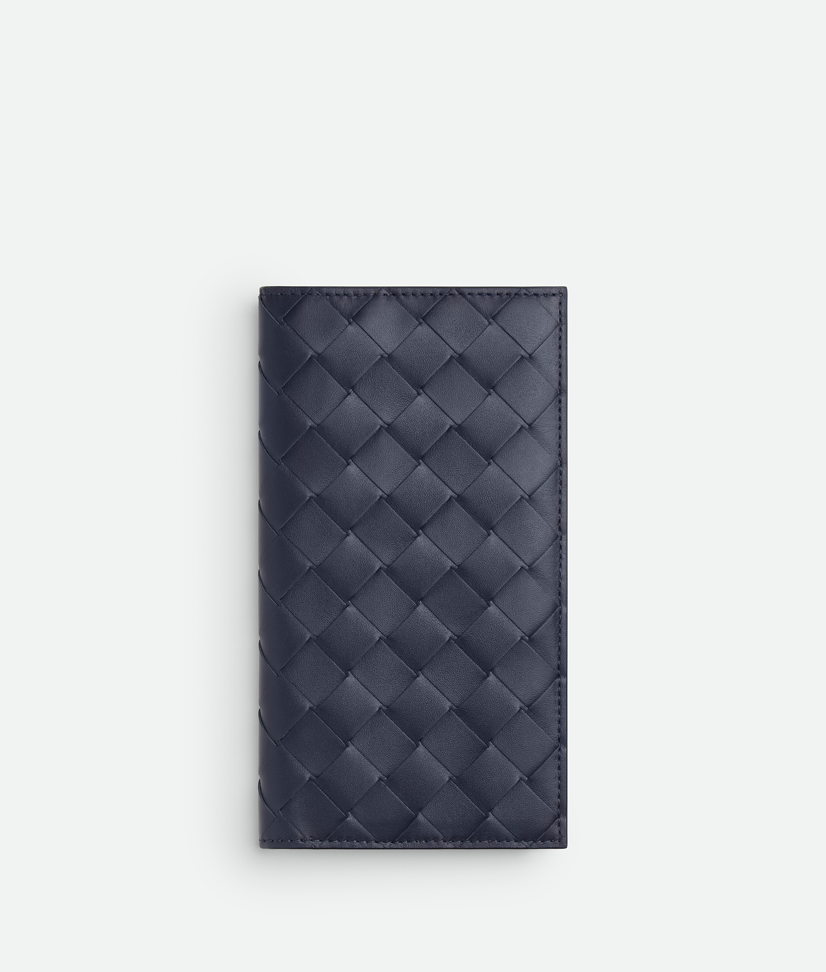 Bottega Veneta Intrecciato Long Wallet - Abyss/cypress - Man