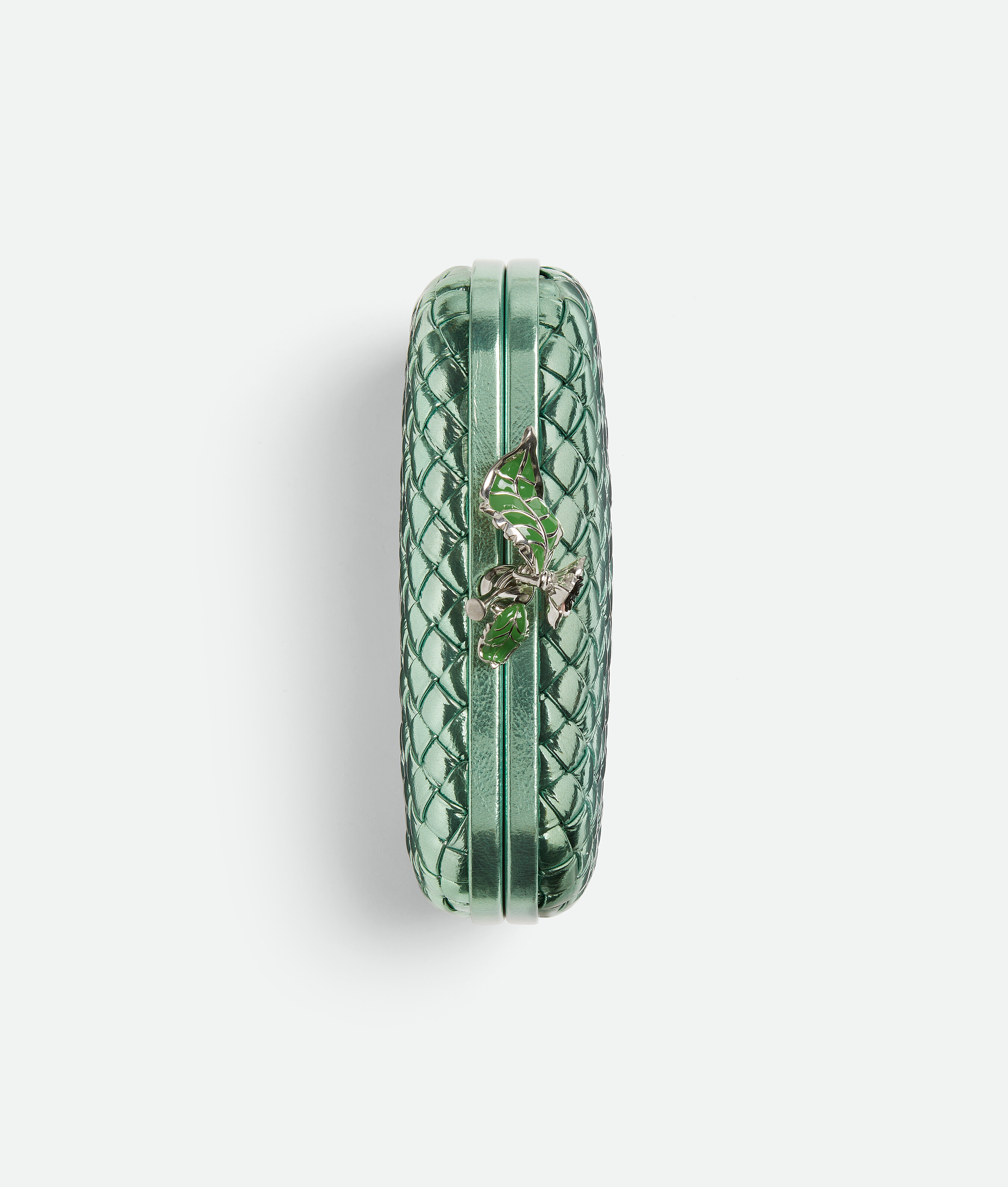 Bottega Veneta Knot In Fresh Mint/silver