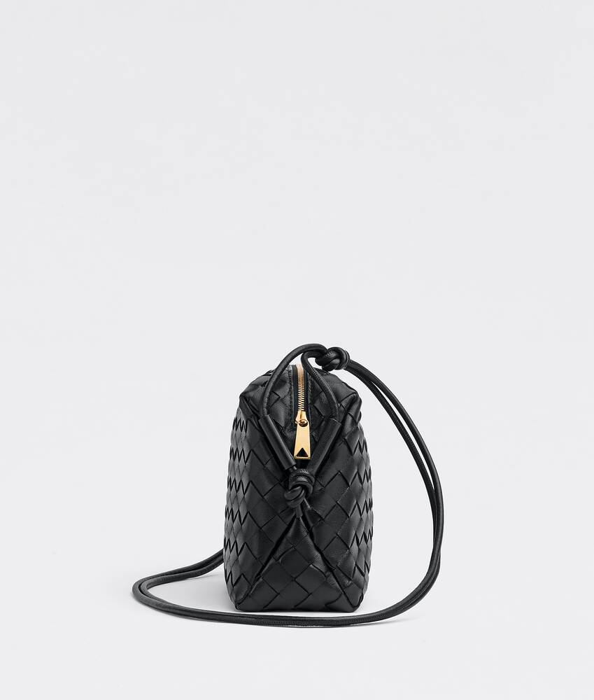 Bottega Veneta Small Loop Camera Bag in Black Lambskin Leather ref.993856 -  Joli Closet