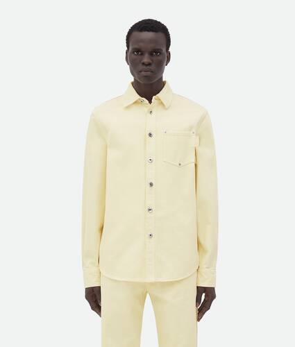 Yellow Wash Denim Shirt