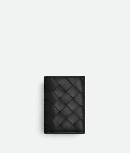 Intrecciato Tiny Tri-Fold Zip Wallet