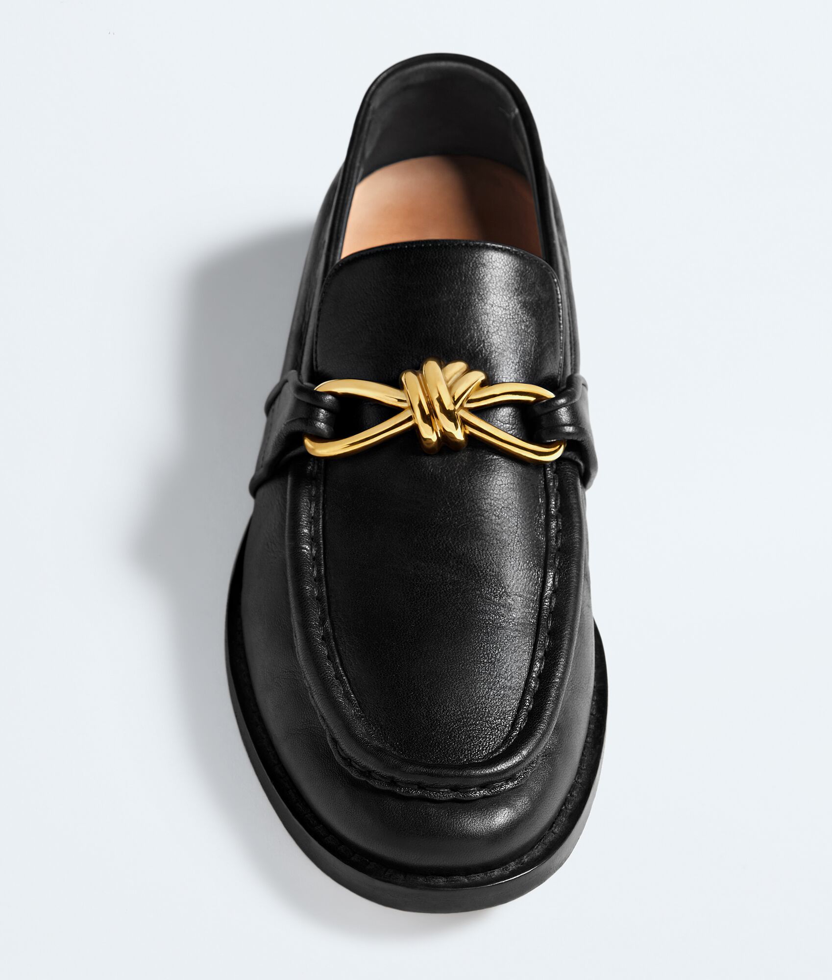 ASTAIRE LOAFER IN WHITE MIX BLACK CALFSKIN