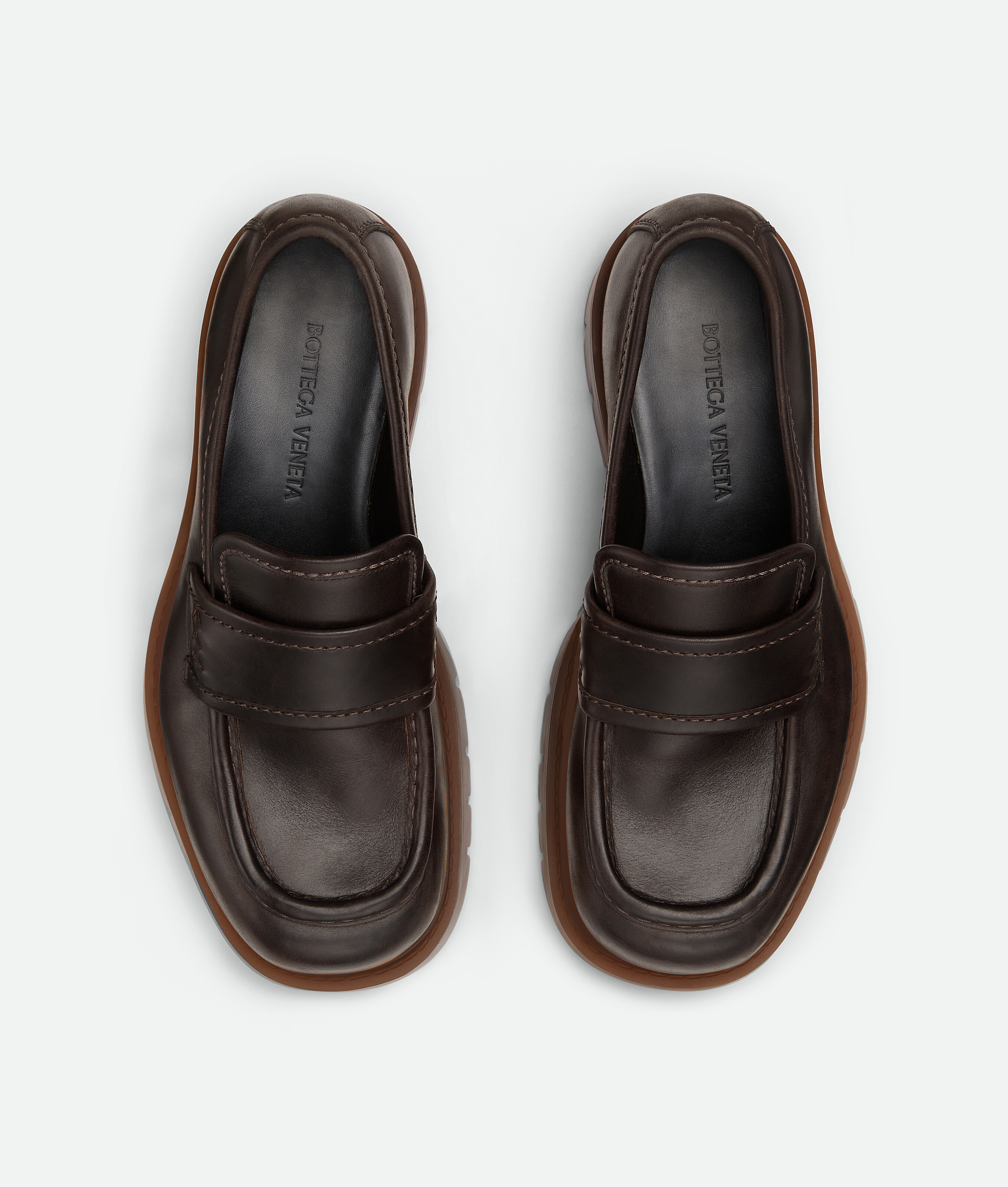 Shop Bottega Veneta Haddock Loafer In Brown