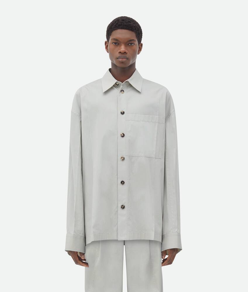 Afficher une grande image du produit 1 - Chemise En Soie Et Coton