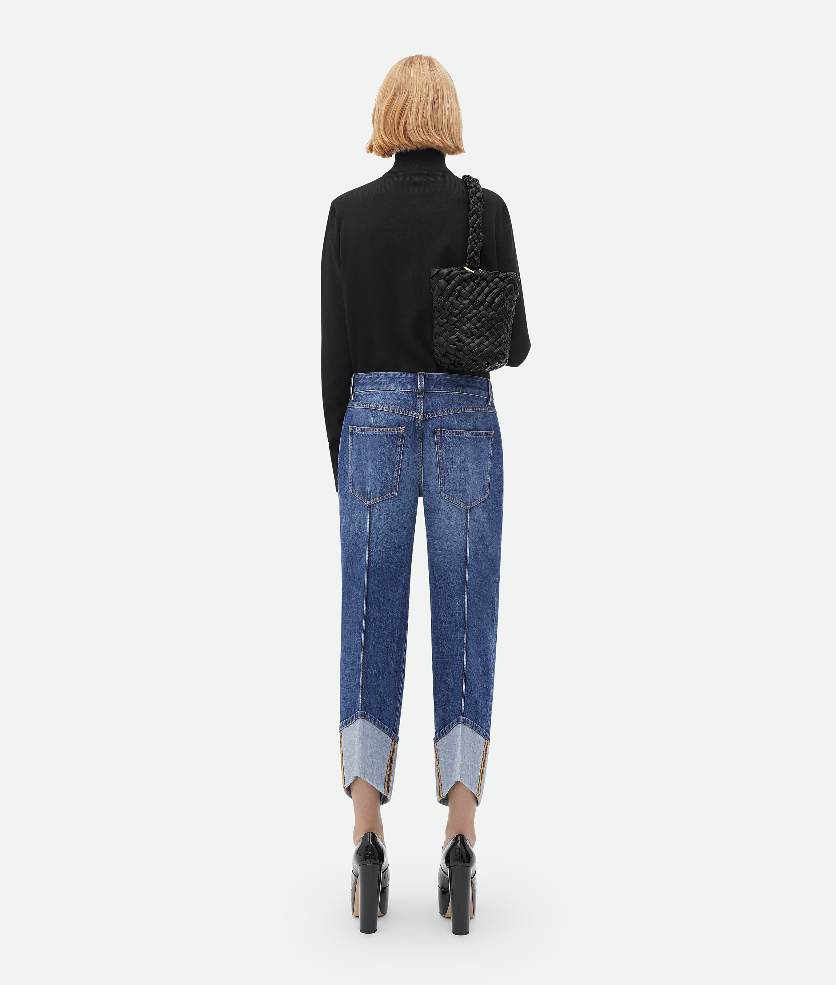 Bottega Veneta Small Kalimero In Black