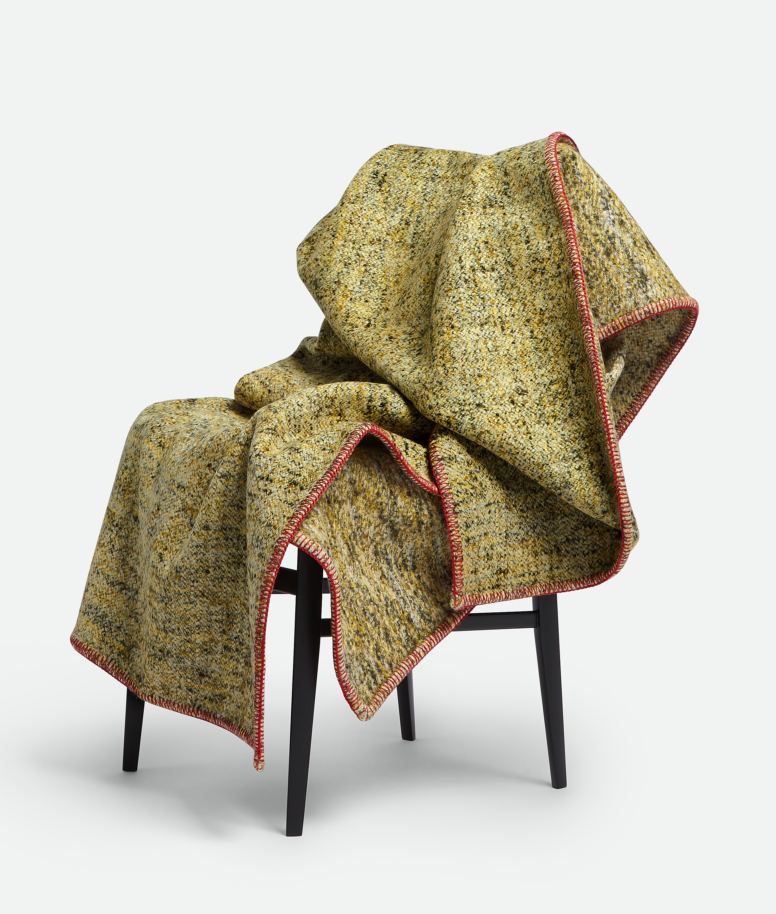 Shop Bottega Veneta Lava Blanket In Yellow