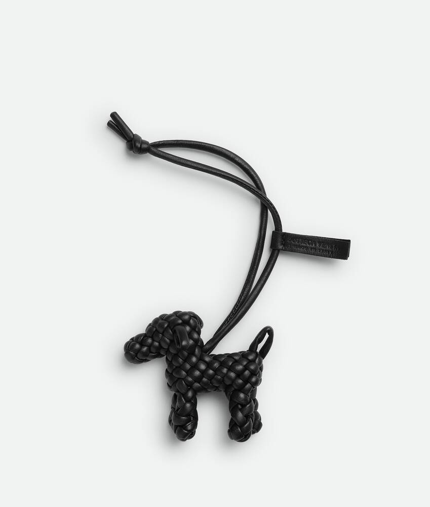 Dog Charm in BLACK Bottega Veneta® US