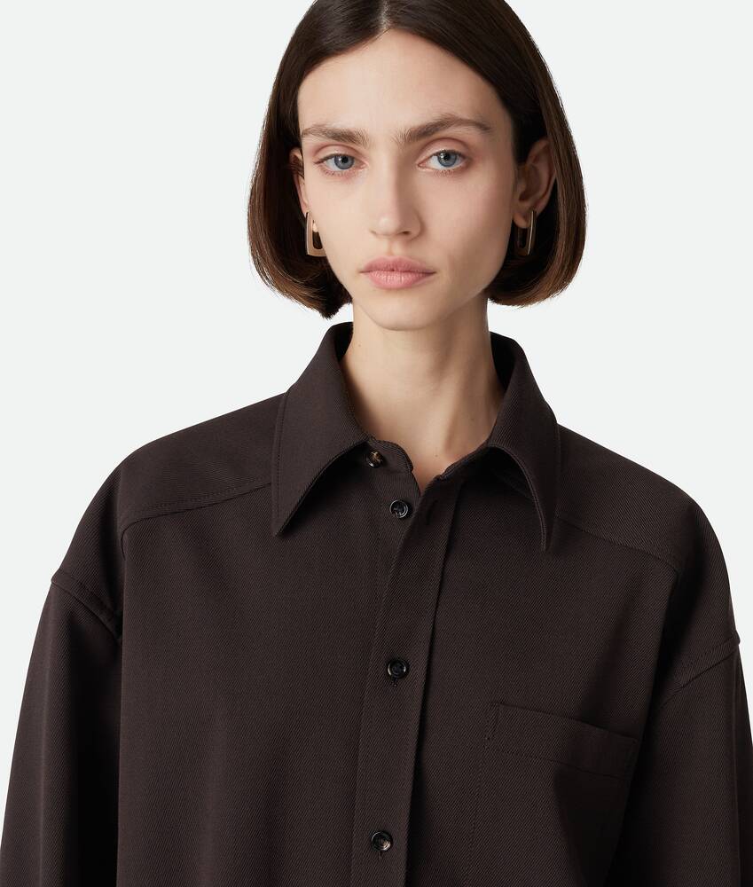 Display a large version of the product image 4 - Stretch Wool Shirt