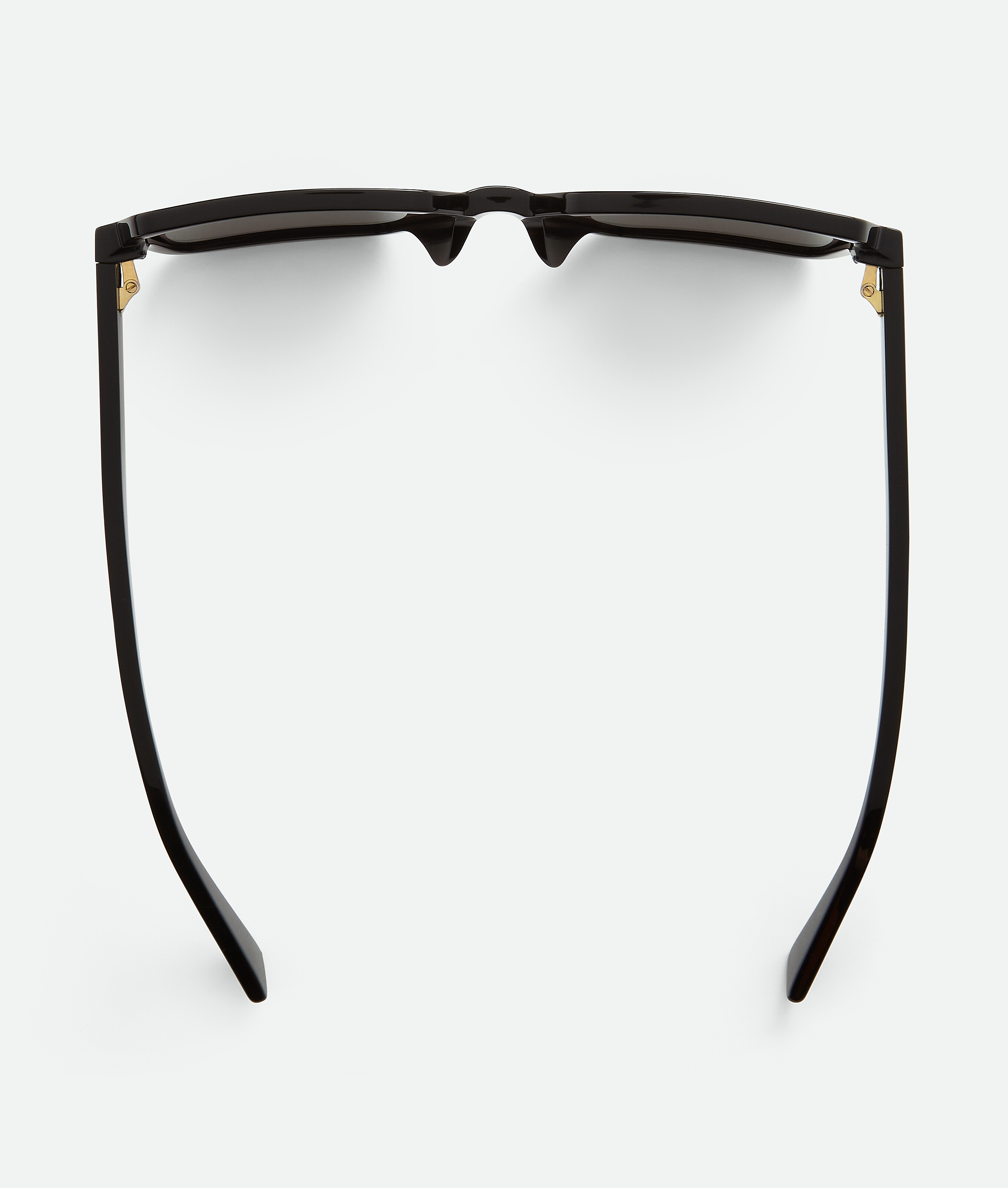 Bottega Veneta Quadratische Soft Sonnenbrille In Black/grey