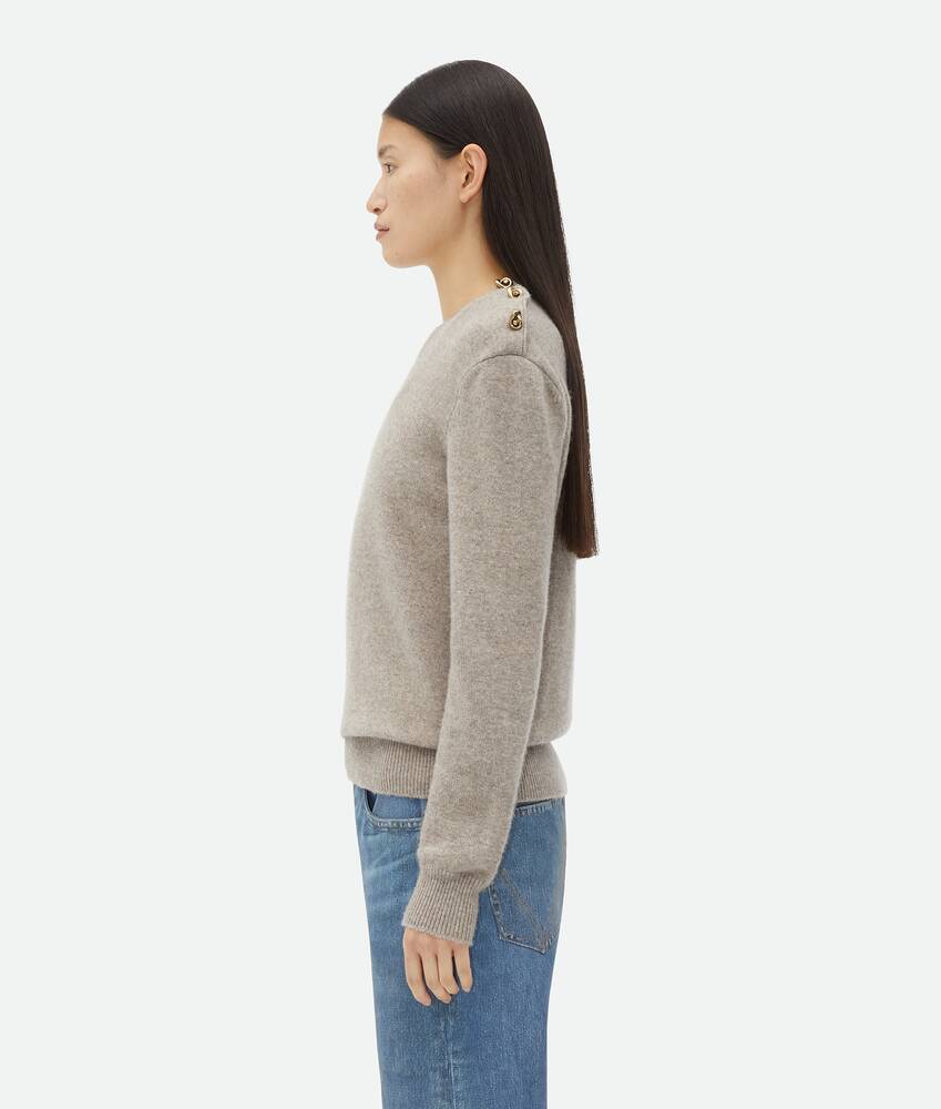 Display a large version of the product image 2 - Cashmere Sweater With Knot Buttons