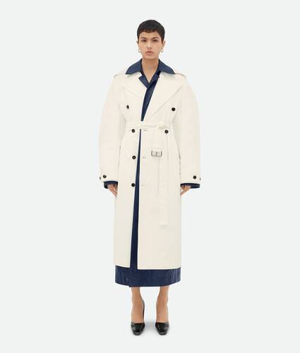 Embossed Leather Coat