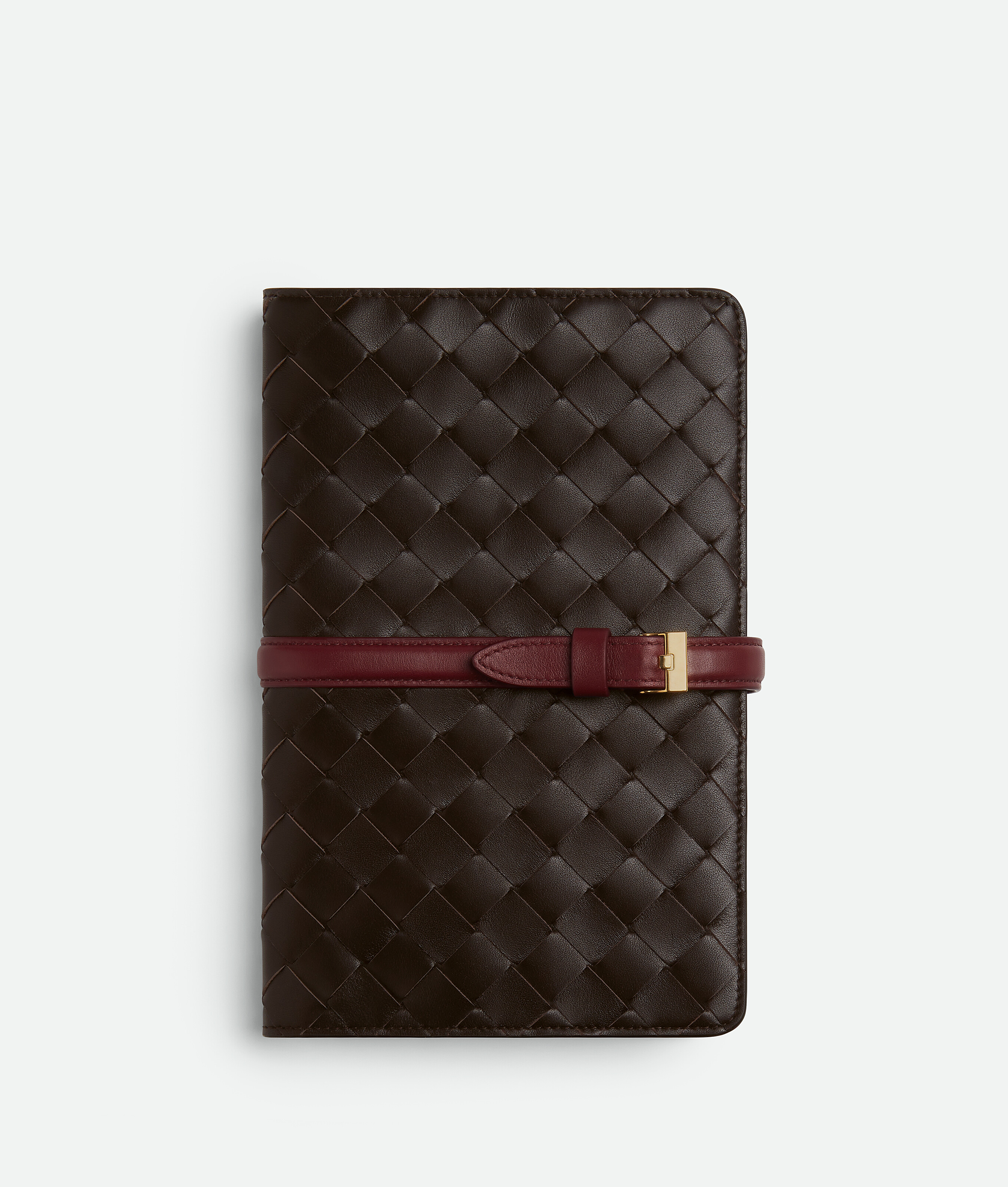 Bottega Veneta Intrecciato Notebook Cover - Brown - Unisex - Calfskin