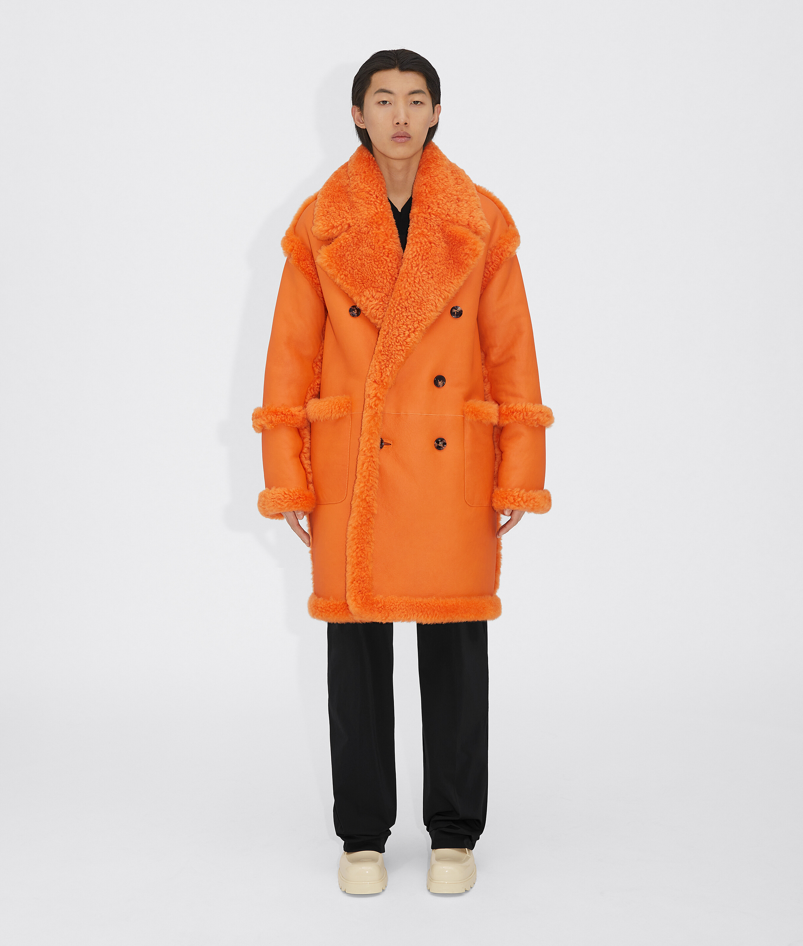 Orange coat