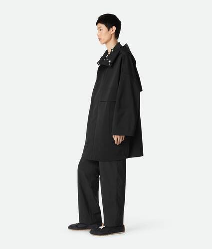 Bonded Tech Wool Hooded Parka