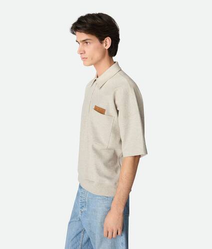 Double Cotton Melange Polo