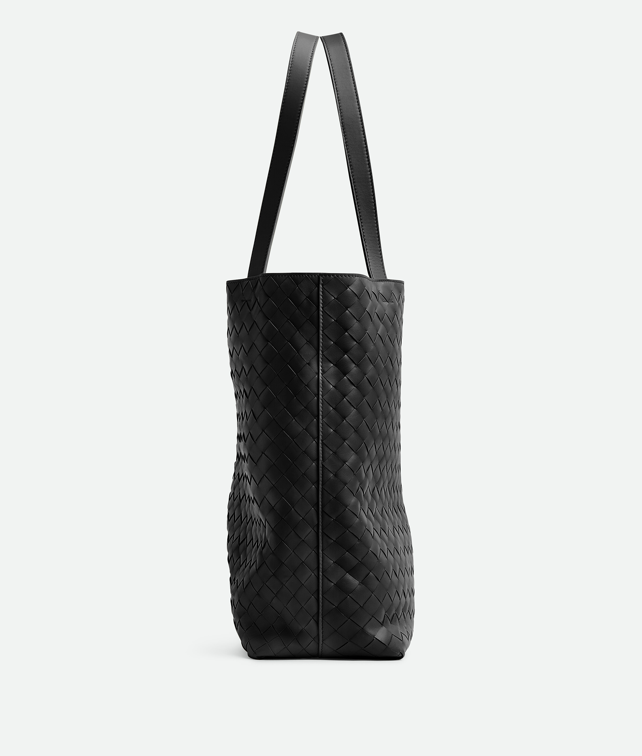 Bottega Veneta Bottega Veneta Small Intrecciato Tote Bag In Black