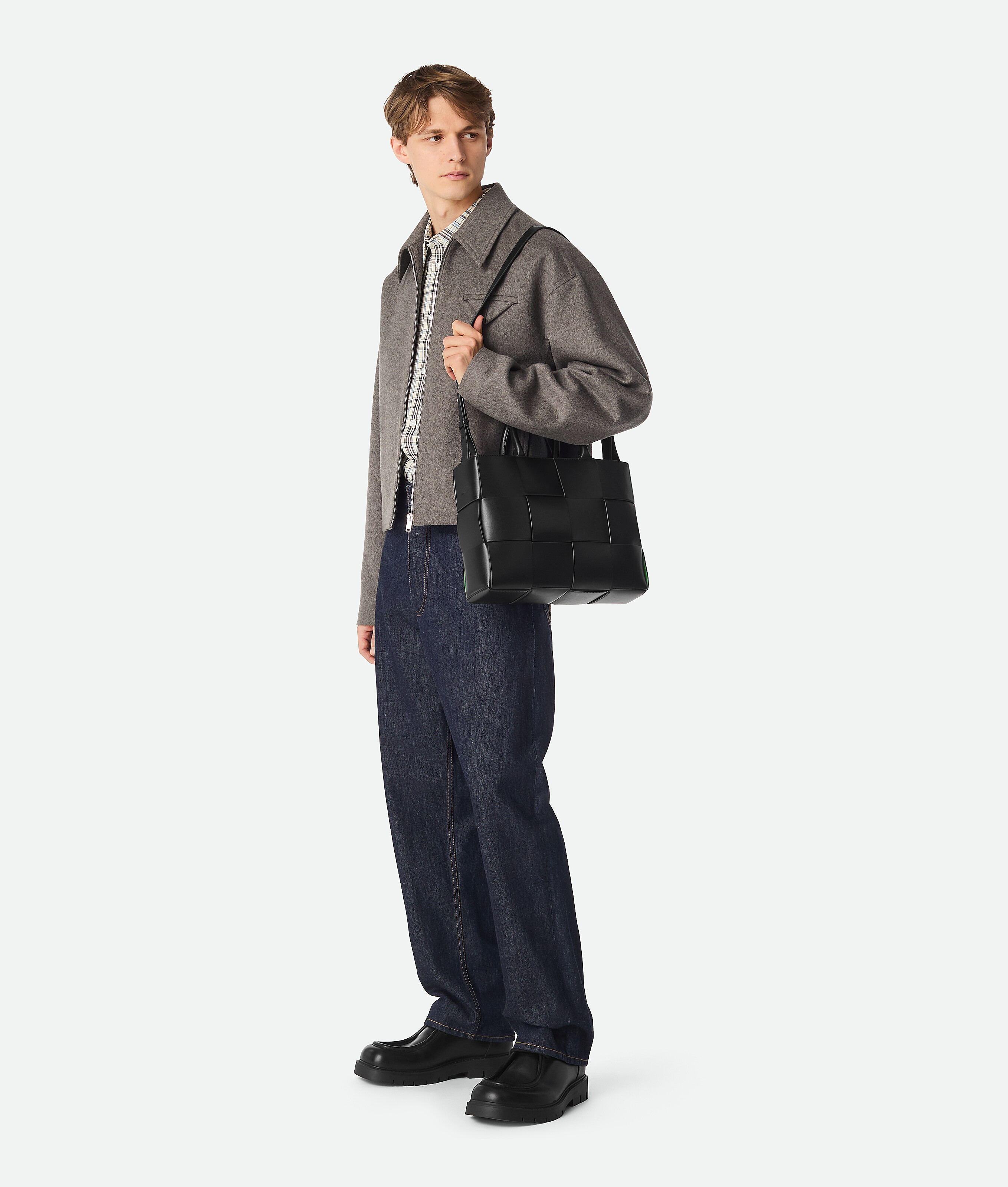 BOTTEGA VENETA SMALL ARCO TOTE WITH STRAP