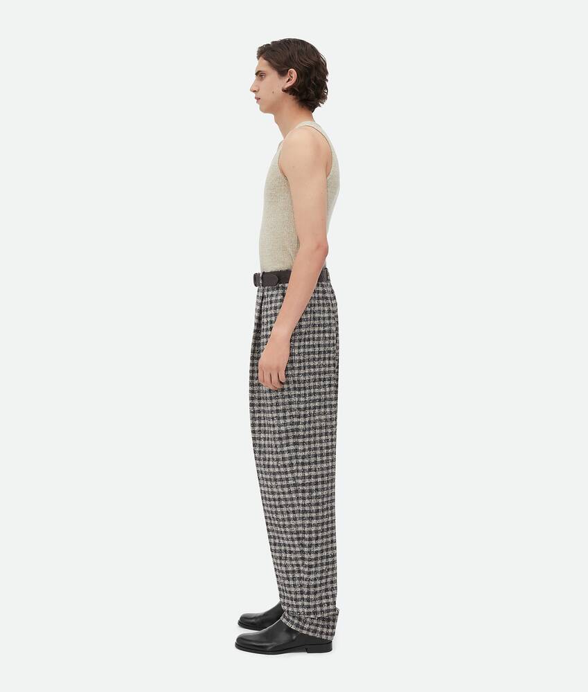 Display a large version of the product image 2 - Boucle Gingham Wool Trousers