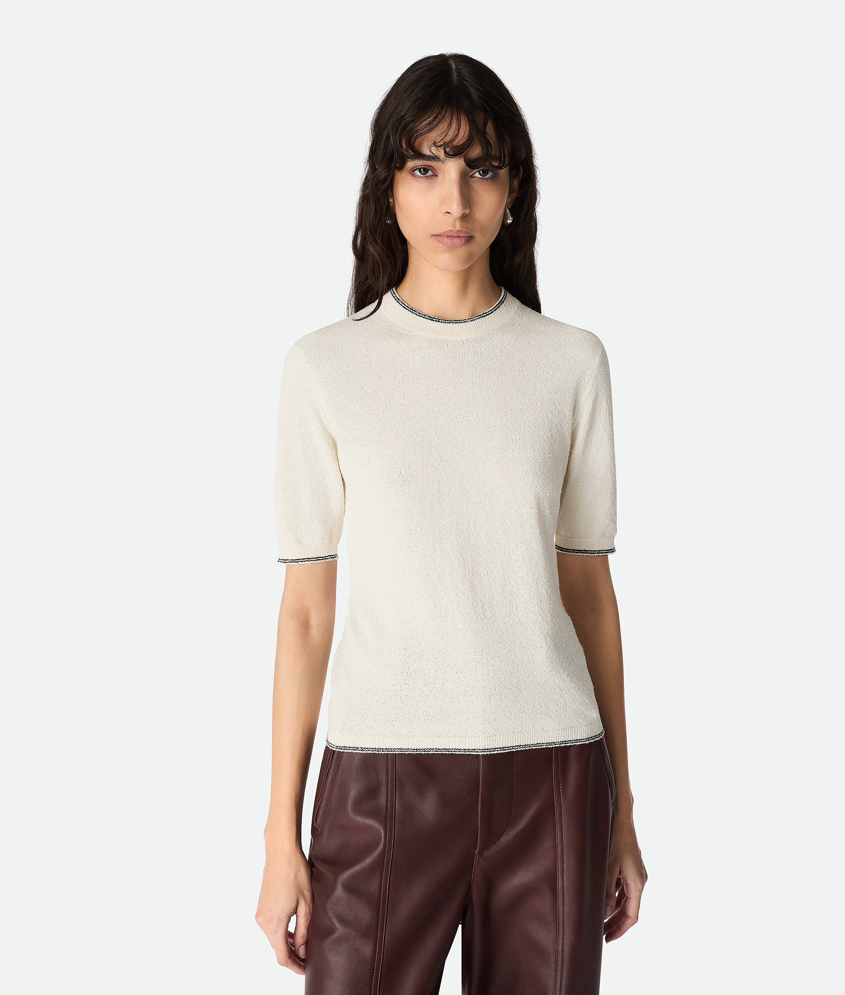 Bottega Veneta Oberteil Aus Baumwollbouclé