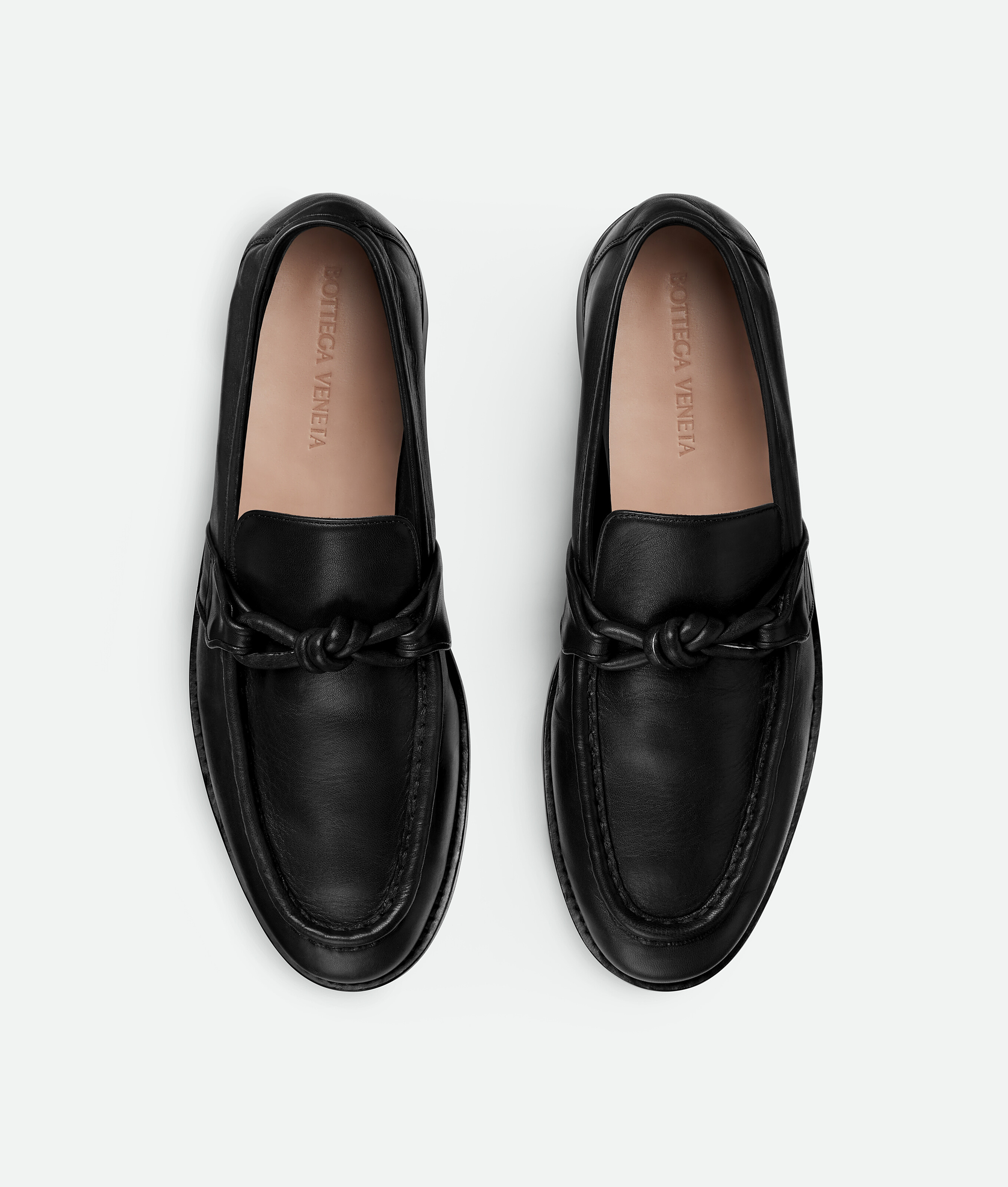 Bottega Veneta Astaire Loafer Shoes In Black