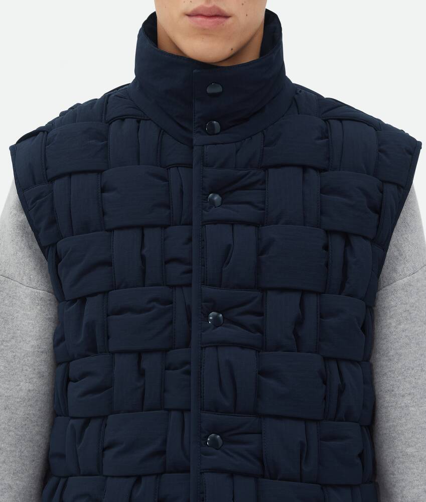 Display a large version of the product image 4 - Tech Nylon Intrecciato Gilet
