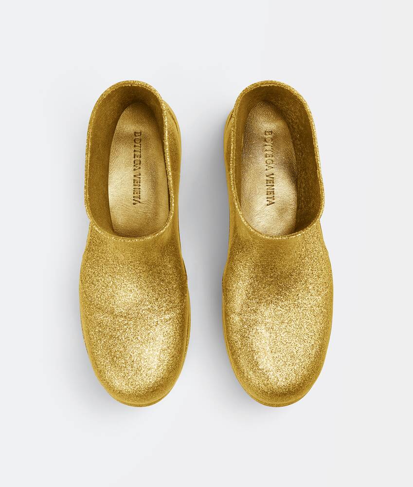 bottega veneta slippers gold
