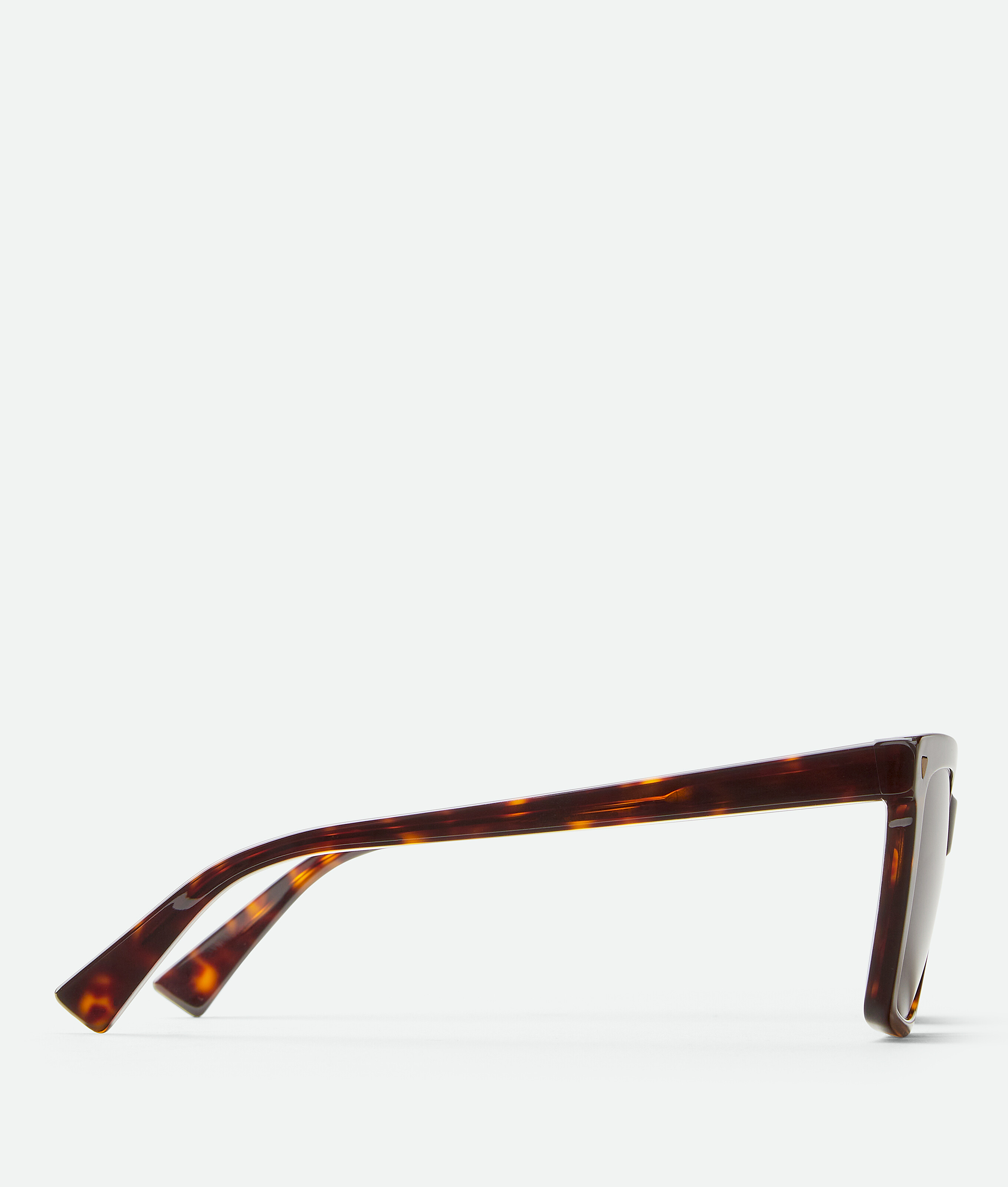 Bottega Veneta Soft Recycled Acetate Square Sunglasses In Brown