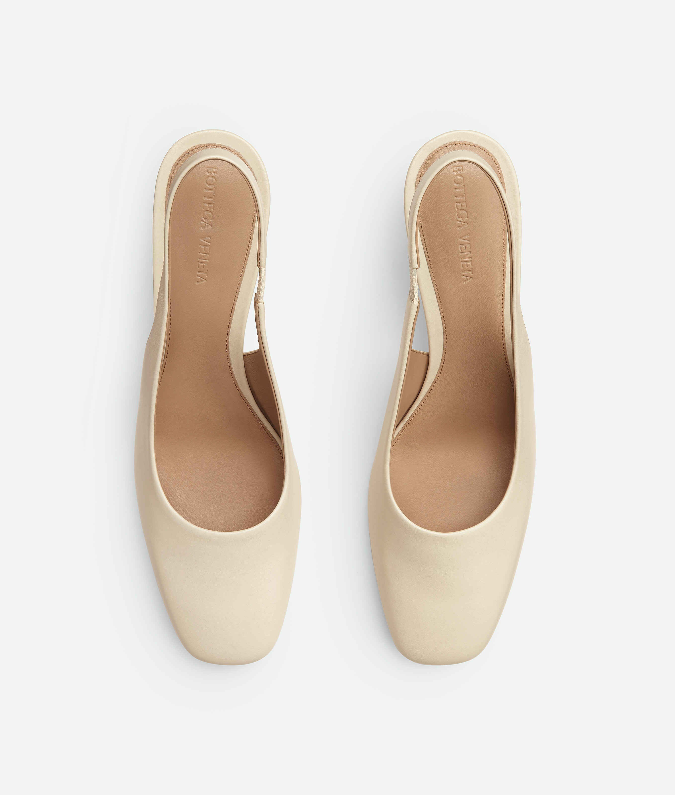 Shop Bottega Veneta Knot Pump In Sea Salt