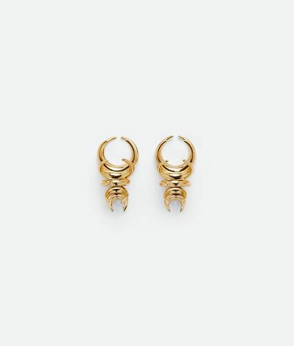 Bottega Veneta® Women's Drop Earrings in Yellow Gold. Shop online now.