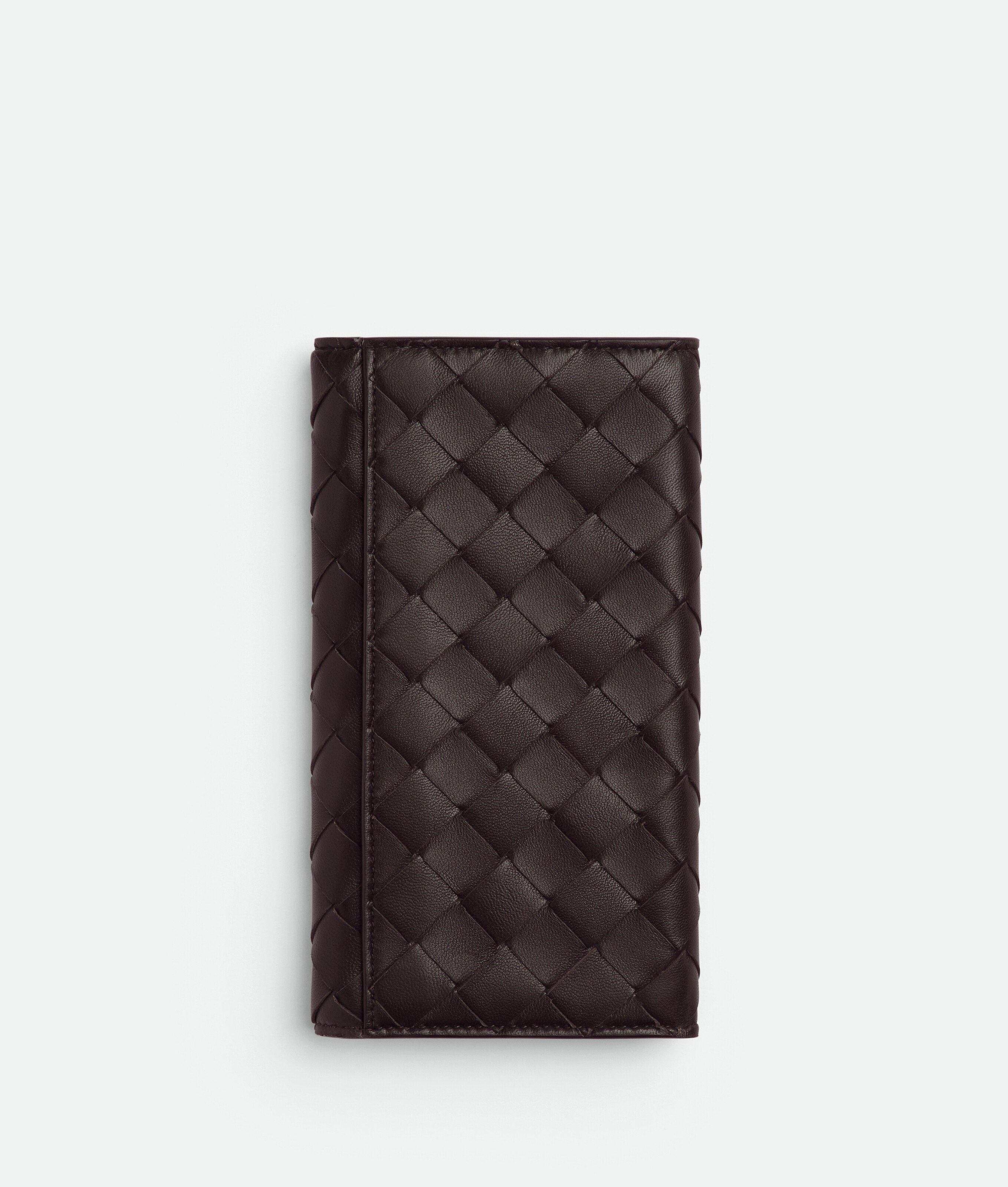 Shop Bottega Veneta Long Wallet In Fondant