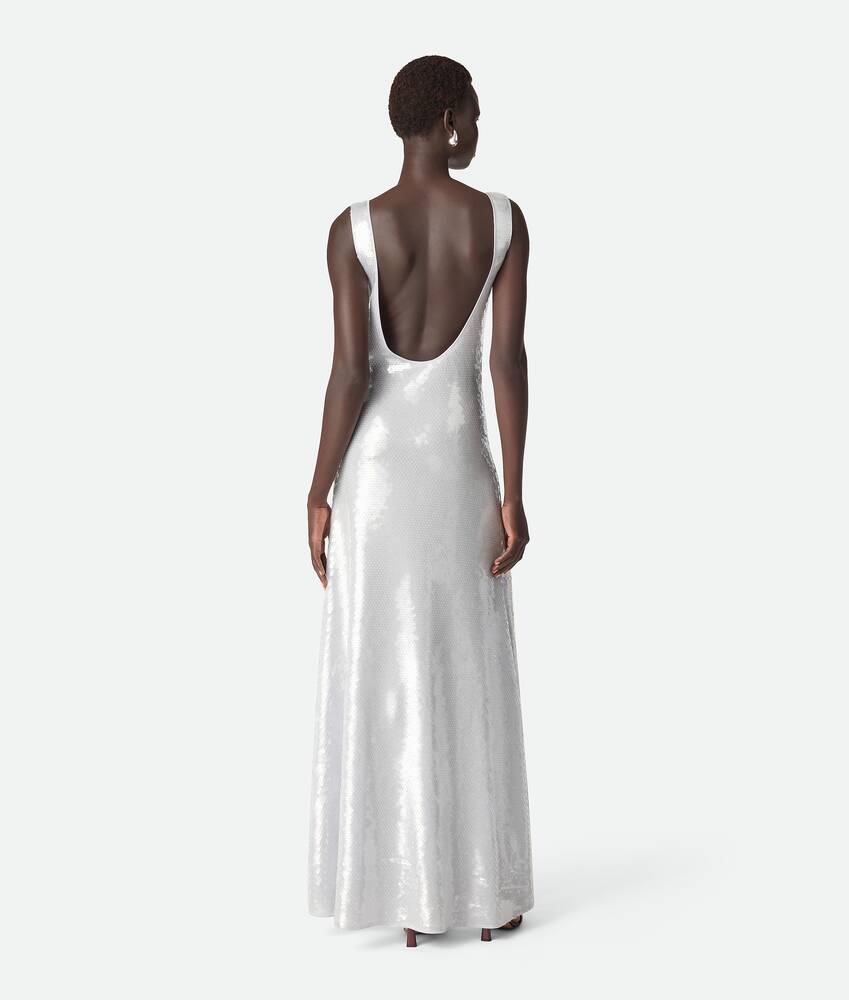 Display a large version of the product image 3 - Light Viscose Sequins Dress