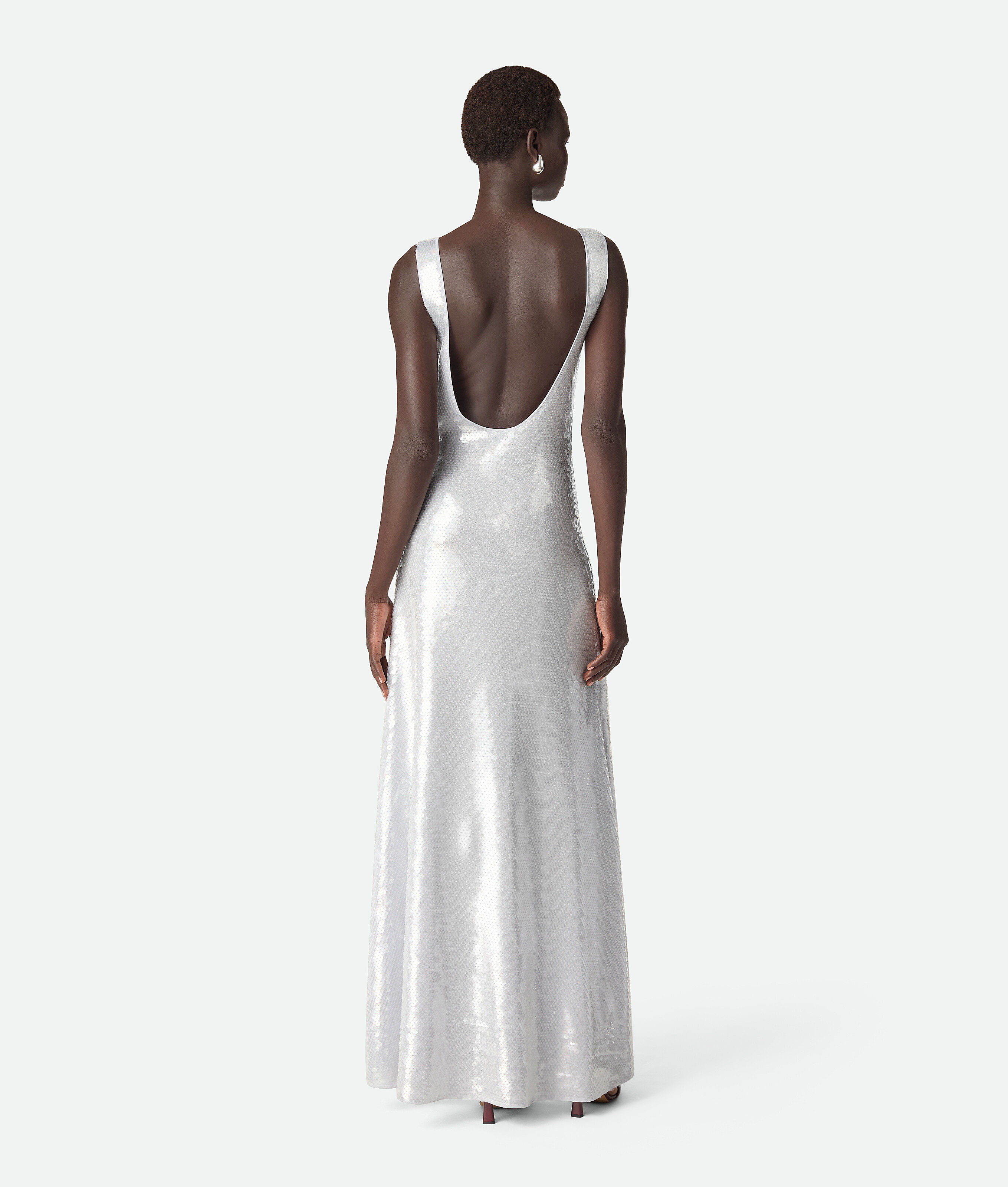 BOTTEGA VENETA ROBE À SEQUINS EN VISCOSE LÉGÈRE