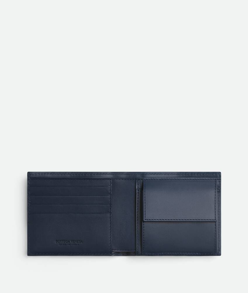 Display a large version of the product image 2 - Intrecciato Bi-Fold Wallet With Coin Purse