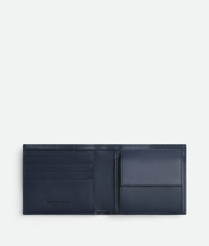 Intrecciato Bi-Fold Wallet With Coin Purse