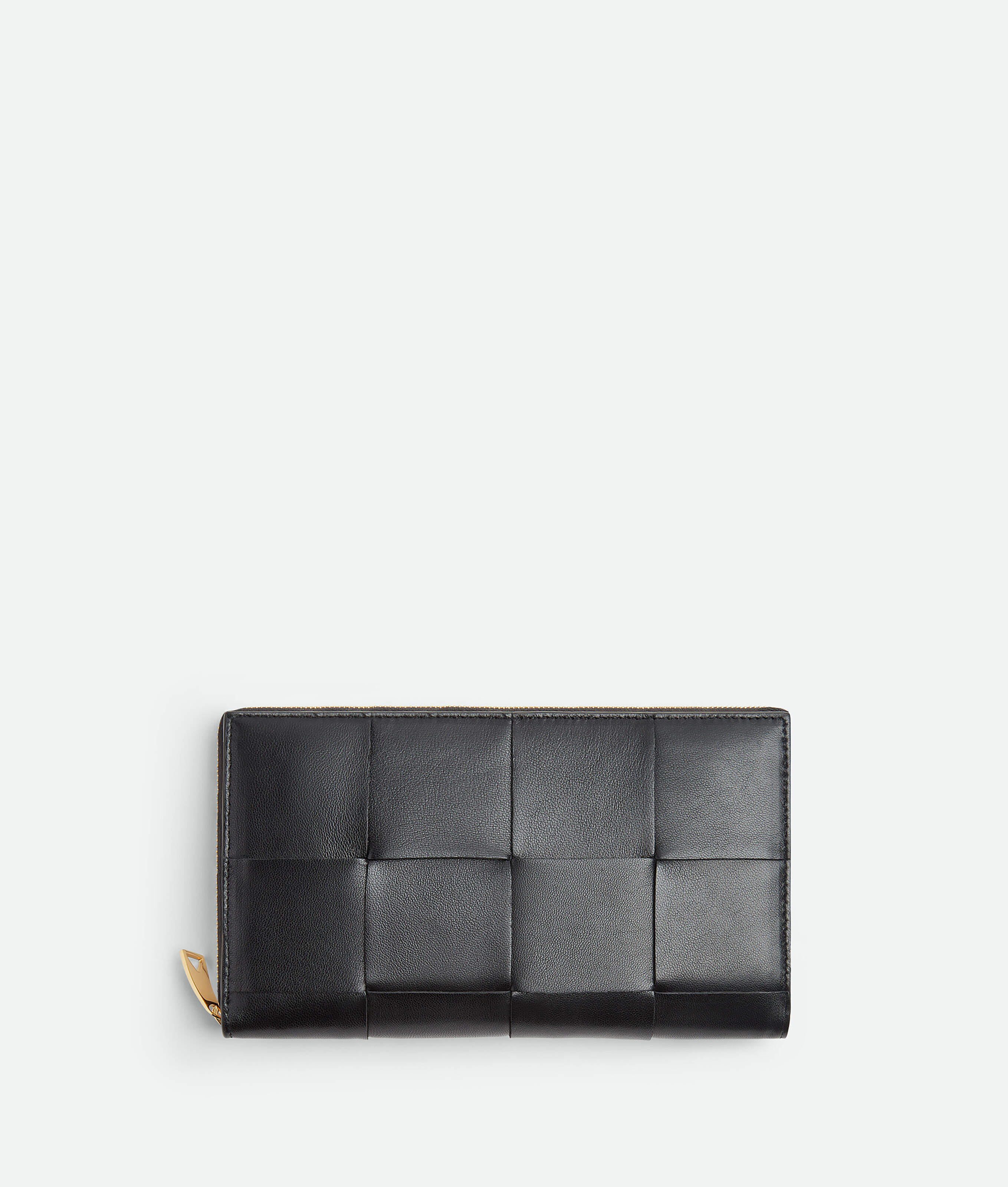 Bottega Veneta® Women's Small Zip Around Wallet in Black. Shop online now.