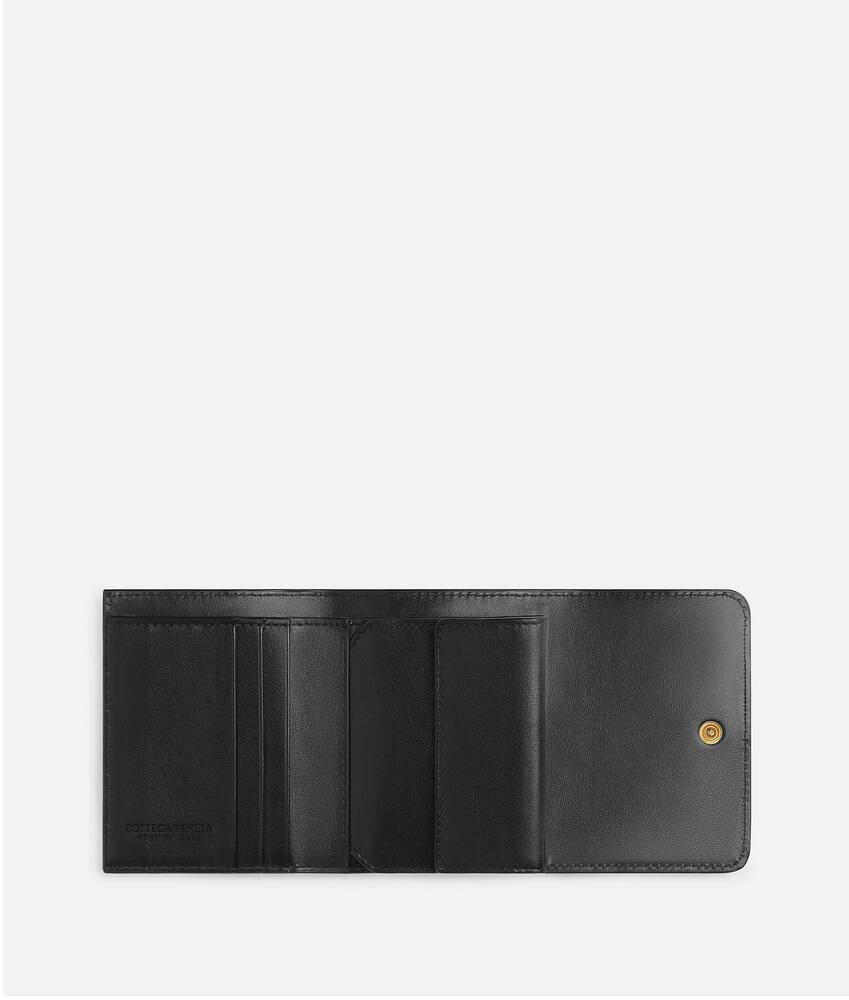 Display a large version of the product image 2 - Intrecciato Tri-Fold Wallet