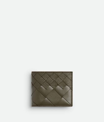 Display a large version of the product image 1 - Intrecciato Bi-Fold Wallet With Coin Purse
