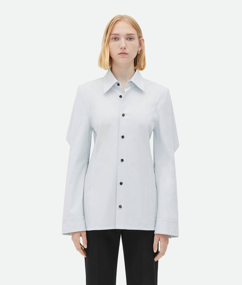 Visualizza una versione più grande dell’immagine del prodotto 1 - Camicia In Cotone Con Pattina Frangivento