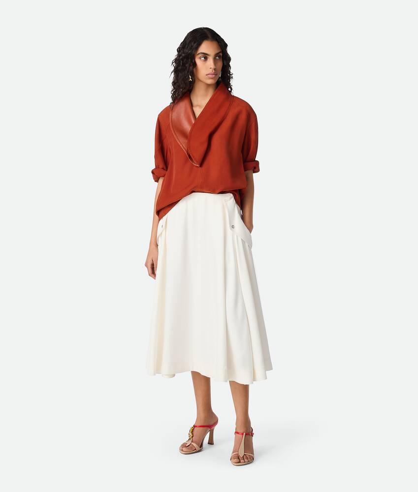 Display a large version of the product image 1 - Viscose Pleated Skirt