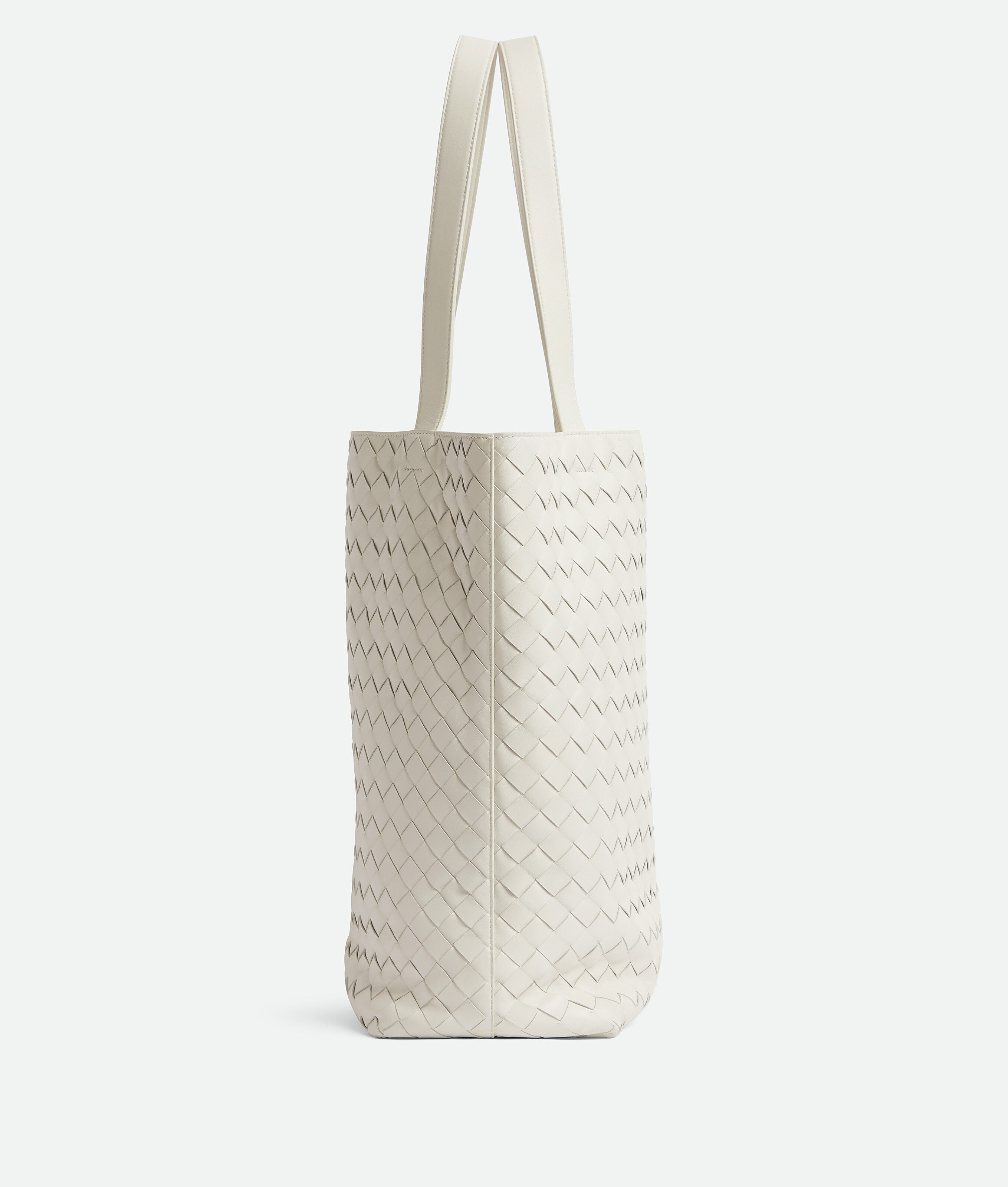 Bottega Veneta Small Intrecciato Tote Bag In White