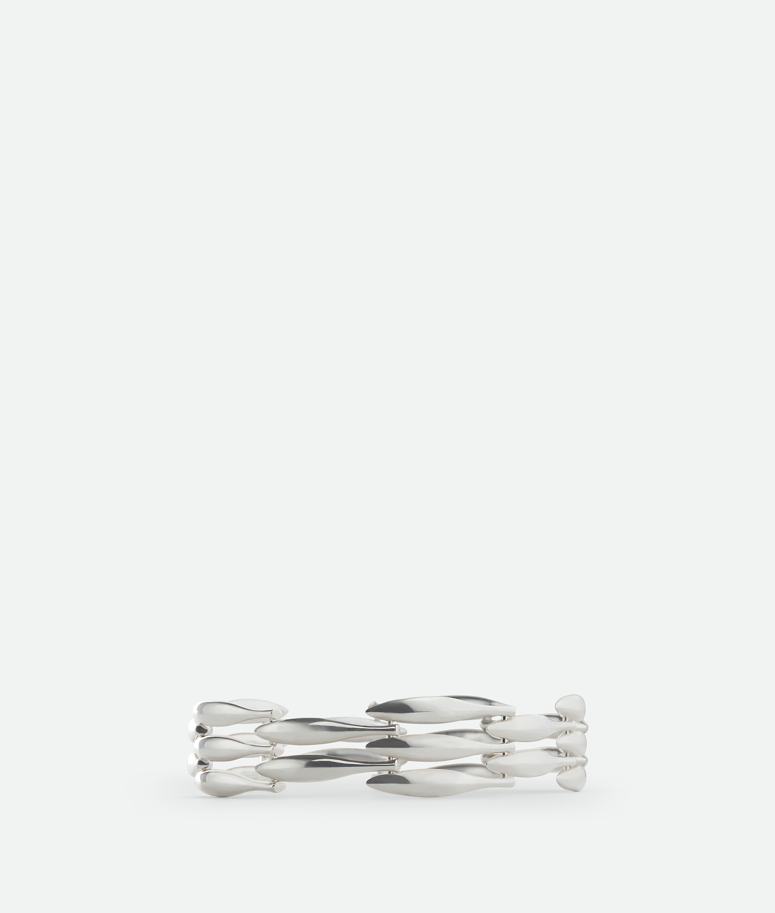 Bottega Veneta Sardine Bracelet In Silver