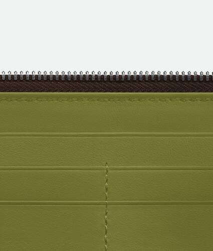 Intrecciato Zip Around Wallet