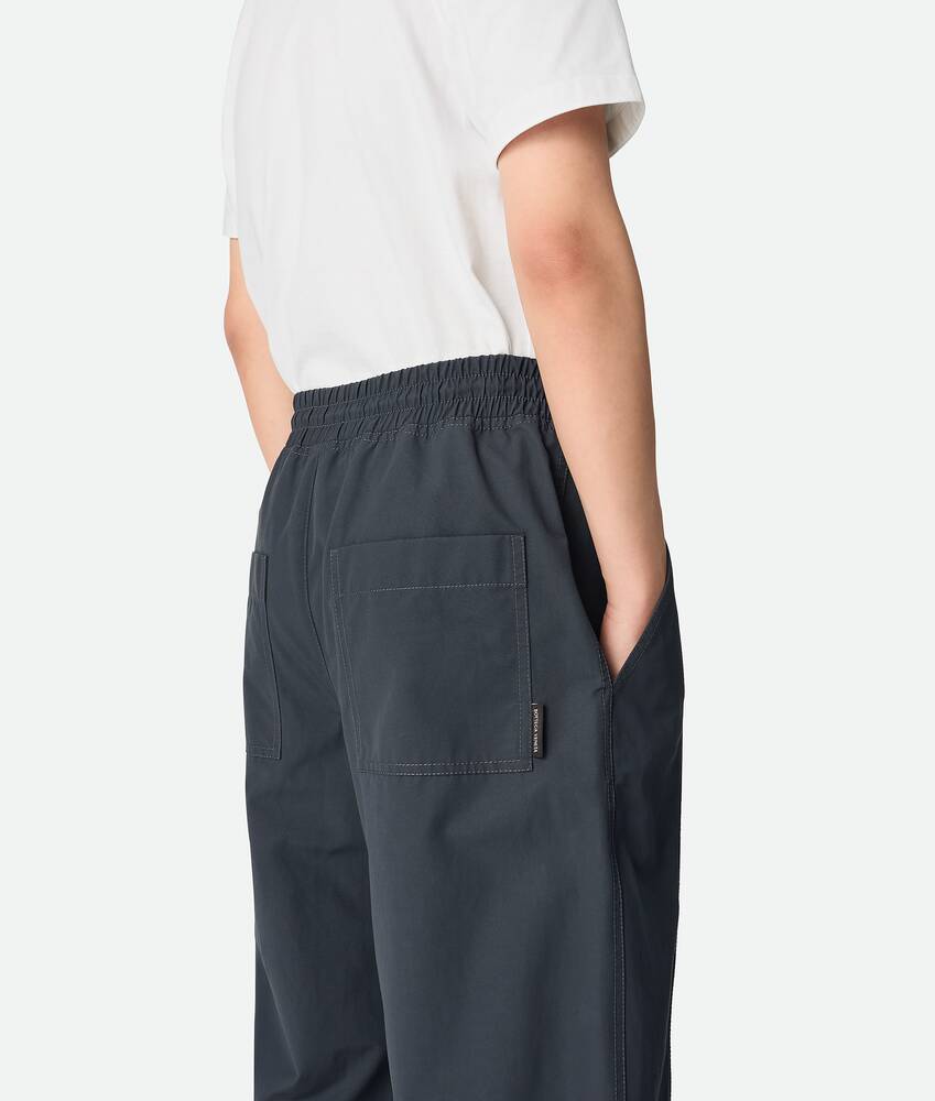 Display a large version of the product image 4 - Resinated Cotton Trousers